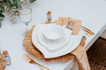 wedding table setting