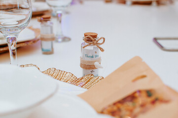 Wedding Favours - Message in a Bottle
