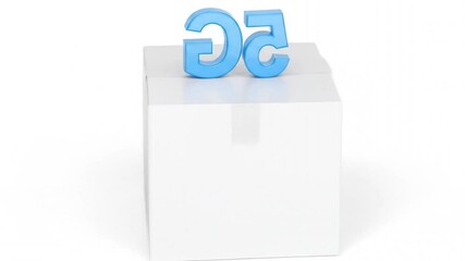 White box 5 g logo - Powered by Adobe