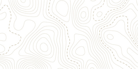 Abstract seamless pattern with lines and stylized height of the topographic contour in lines and topo graphic map design. Topology, Cartography or terrain path concept