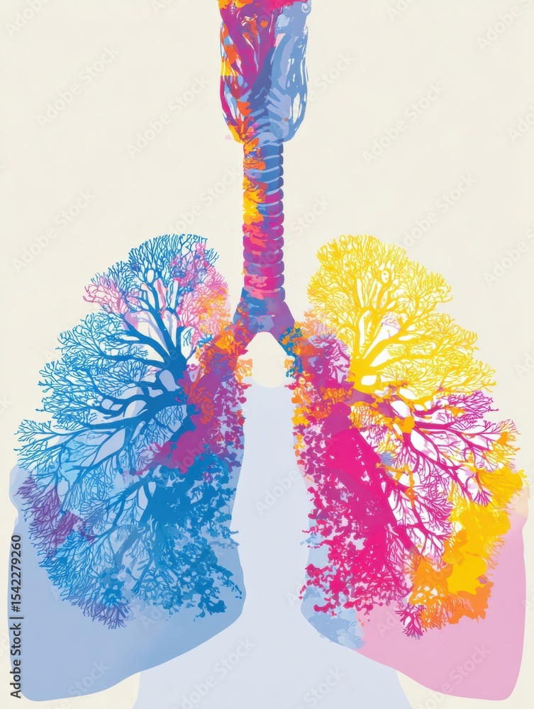 Poster lung cancer screening checklist infographic highlighting age-specific guidelines for early detection