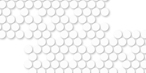 White tiles wall. round marble textures, ball tiles. Top view pavement circle block white texture with seamless patterns floor background. Air Bubble wrap texture background. Textured Background.
