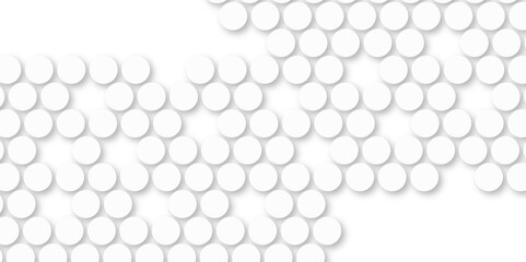 White tiles wall. round marble textures, ball tiles. Top view pavement circle block white texture with seamless patterns floor background. Air Bubble wrap texture background. Textured Background.