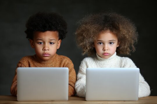 Happy Child Using Laptop: Embracing Technology in Learning