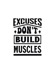 Fitness Motivational Typography Vector Set – Gym Quote Designs for T-Shirts and Posters