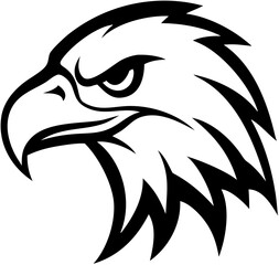 eagle head vector art.