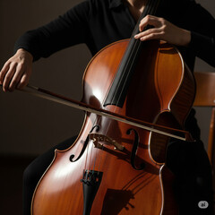 playing the instrument