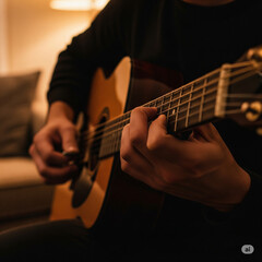 Obraz premium playing the instrument