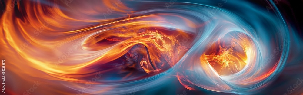 Aufkleber swirling flames create a mesmerizing display of color and movement, capturing an artistic effect wit