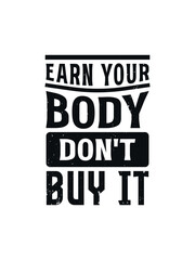 Obraz premium Fitness Motivational Typography Vector – Gym Quote Designs for T-Shirts, Posters, and wall art