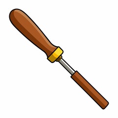 Find the perfect woodworking tool lathe chisel for your next wood project on white background