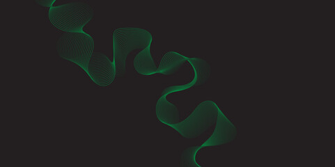 Abstract black background with multicolor wave, 3d render holographic iridescent neon curved wave in motion background, colored spiral on a dark background, gradient design element for banners.