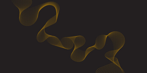 Abstract black background with multicolor wave, 3d render holographic iridescent neon curved wave in motion background, colored spiral on a dark background, gradient design element for banners.