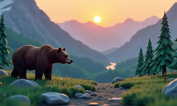 Low-Poly Canada Wildlife Scene

3D Moose and Bear in Low-Poly Style

Low-Poly Canadian Forest Animals

Canada Low-Poly Moose & Bear

Minimal 3D Moose and Bear Scene

Low-Poly Nature Canada Style

