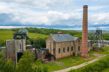 Coal Mine in the UK. Historic coal mine in Nottinghamshire. Relic of the industrial revolution....