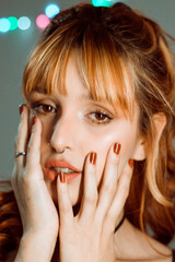 portrait of a young woman