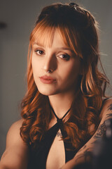 portrait of a young woman