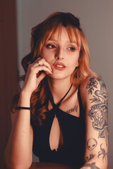 portrait of a young woman