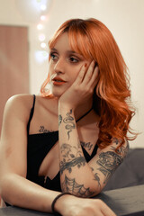 portrait of a young woman