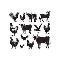 Farm Animals Vector (1).eps