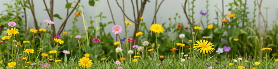 Fototapeta premium background with flowers