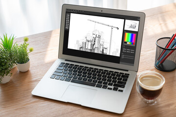 Architectural design modish software application for architect business and professional designer