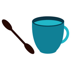 coffee cup and spoon