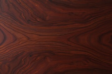 Fototapeta premium Rich Mahogany Wood Texture Background Polished Dark Brown Wooden Grain Surface for Design Projects