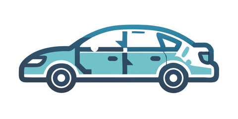 Fototapeta premium colorful car vector