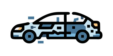 Fototapeta premium colorful car vector