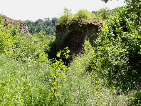 Die ruine der Burg Questenberg