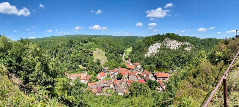 Eine Wanderung zur Queste bei Questenberg in Sachsen Anhalt