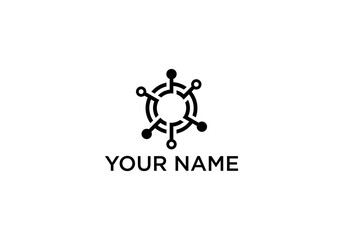 Abstract Geometric Connection Icons