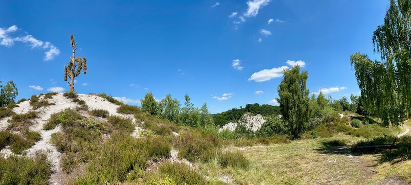 Eine Wanderung zur Queste bei Questenberg in Sachsen Anhalt