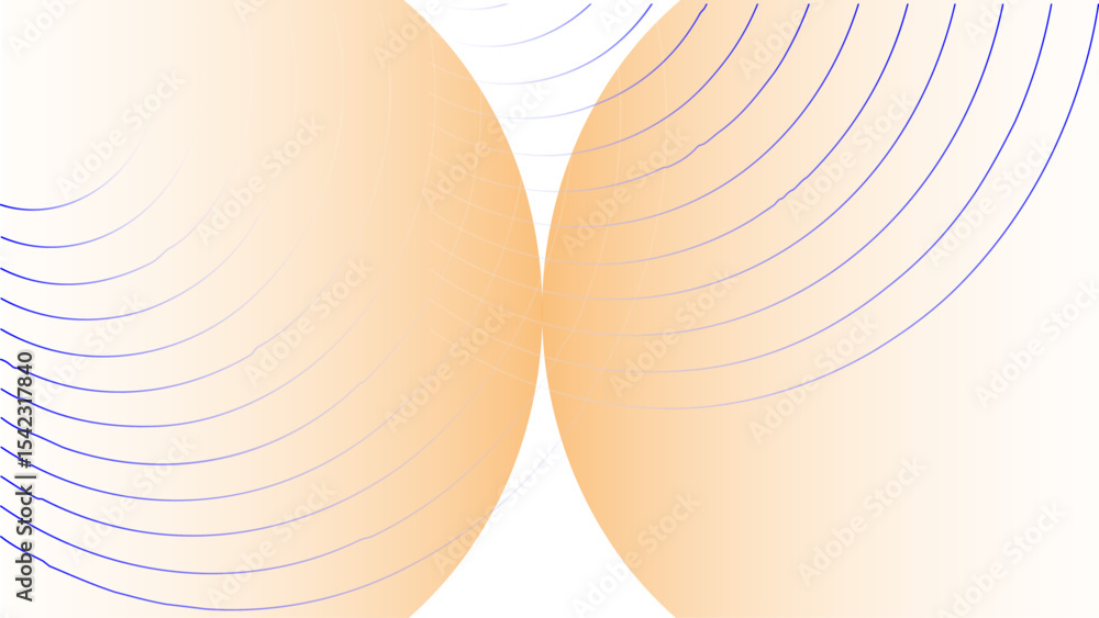 Poster gradient pink abstract geometric background with minimal lines, triangle shapes, and white ring elem