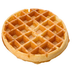 Waffle isolated on transparent background