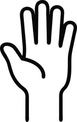 vector hand icon