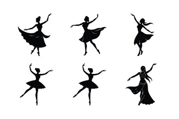 Dancing silhouette bundle design