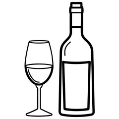 bottle and glass