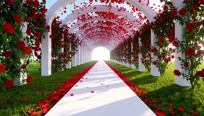 Rose Archway Path to Light.