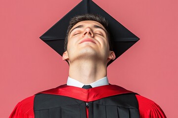 Young Person In Formal Attire Against Light Background