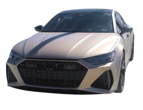 Audi RS7 Luxury Sedan on Transparent Background
