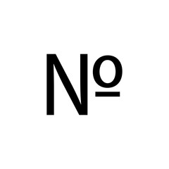 № Numero sign