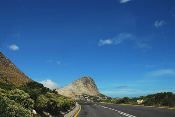 Africa- Road Trip and Landscape Near Pringle Bay South Africa