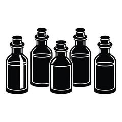 Laboratory Equipment Vector Design Scientific Tools Beakers Flasks and Instruments Illustration