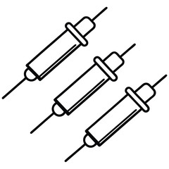 Laboratory Equipment Vector Design with Various Scientific Instruments and Tools Illustration