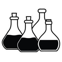 High Quality Vector Illustration of Laboratory Equipment