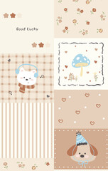 Whimsical Pattern Series for Aesthetic Projects