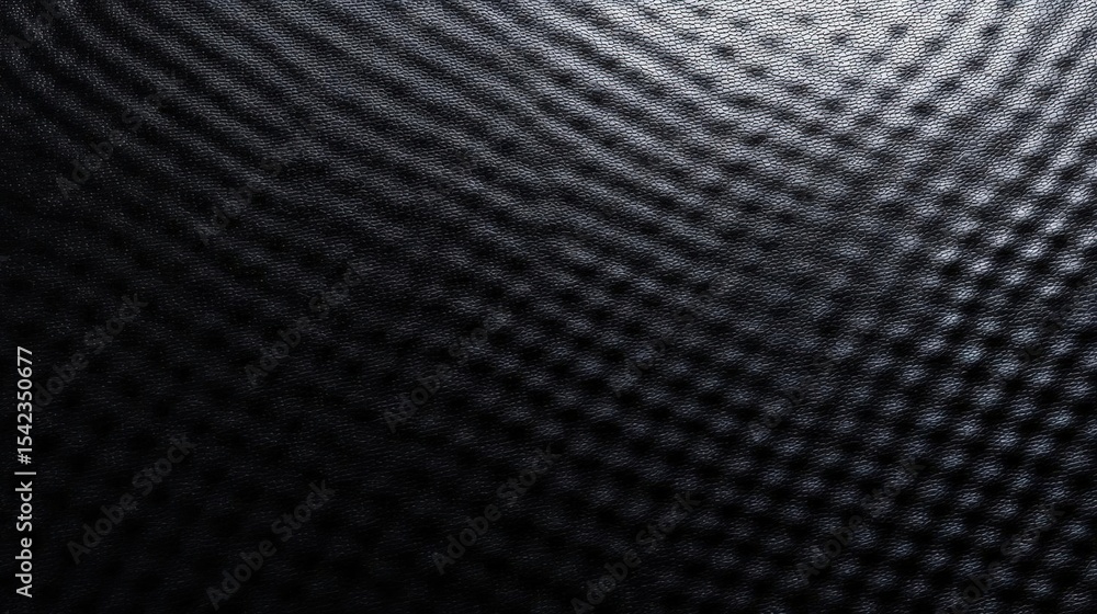 Aufkleber close-up of a black fabric texture. the fabric appears to be made of a textured material with a diam