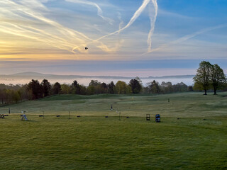 Morning round of golf in Ireland
